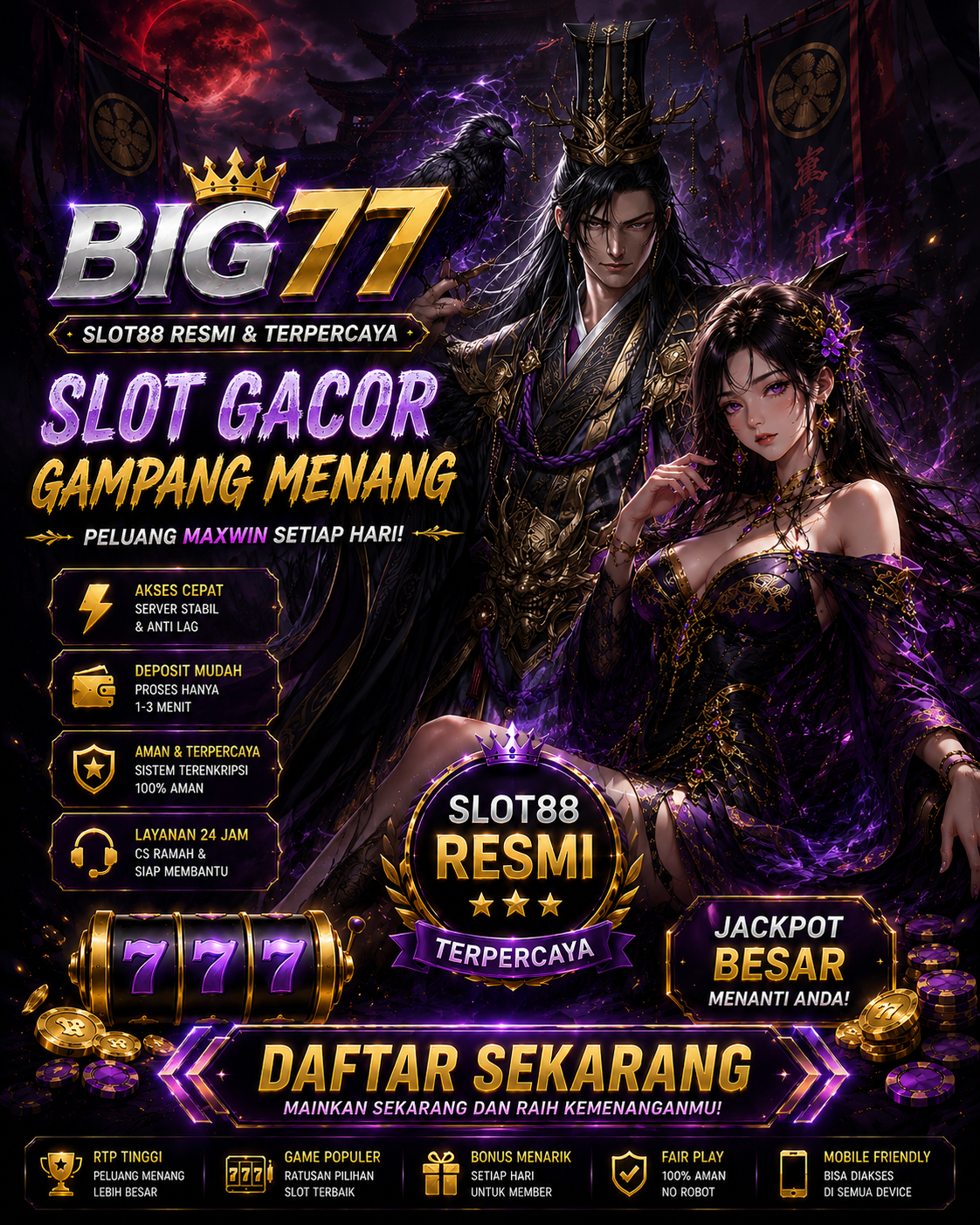 BIG77 Situs Slot Gacor Hari Ini | Dengan Provider Slot88 Akses Cepat dan Pilihan Game Terlengkap